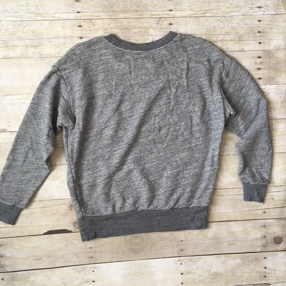 HUGO GUINNESS for J. CREW Gray EPIC Sweatshirt Top - Picture 7 of 7